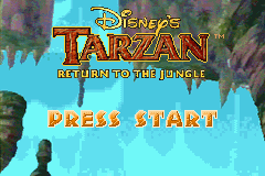 Tarzan - Return to the Jungle Title Screen